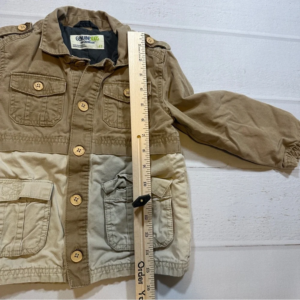 Genuine Kids by OshKosh B’Gosh 4T Toddler Utility Jacket Light Coat‎ 2016